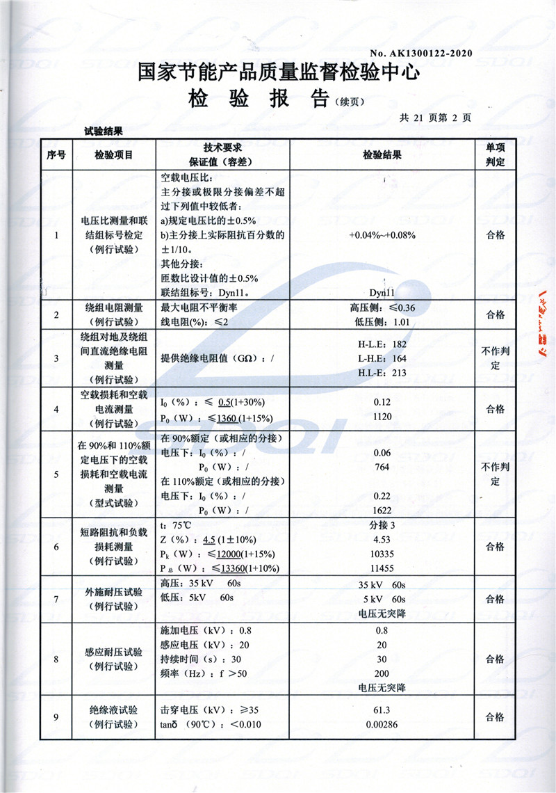 高低压试验报告-S11-1250英德英德英德油浸式变压器-2.jpg